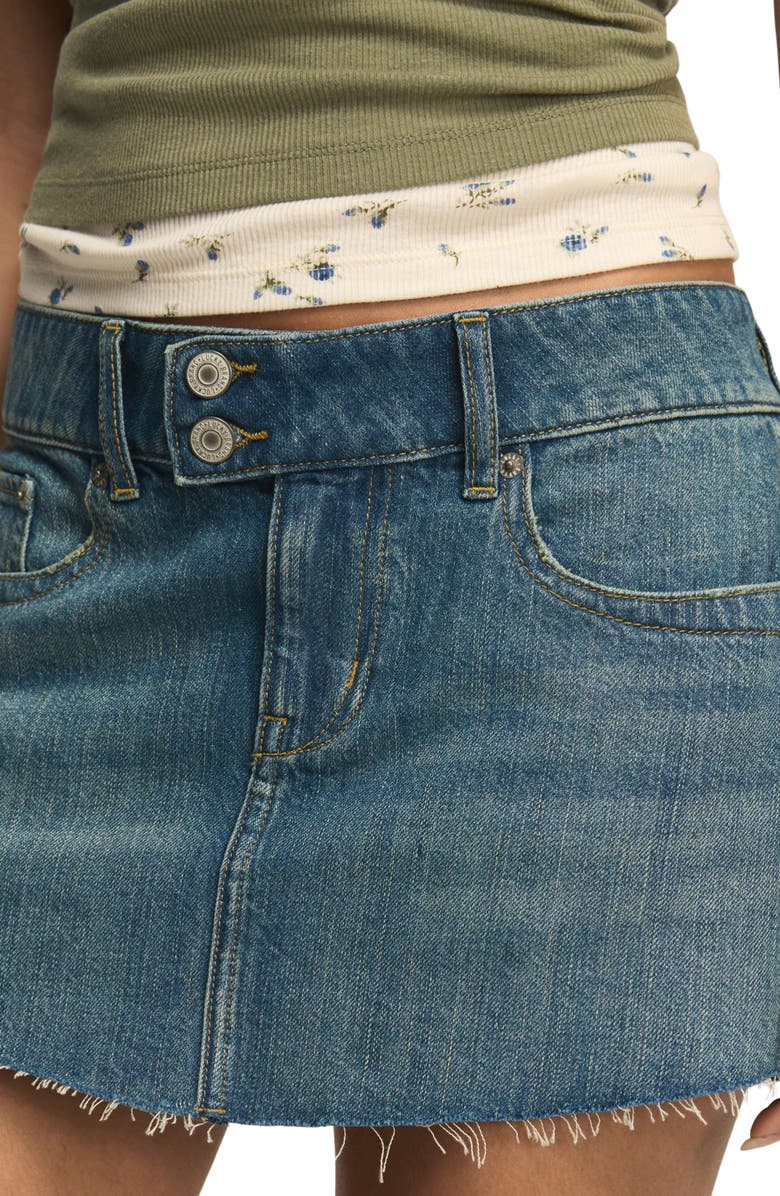 Lucky Brand Micro Denim Miniskirt, Alternate, color, Hot To Go Wash