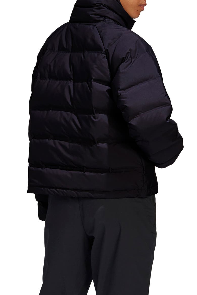 Women's Helionic Relaxed Fit Down Jacket, Alternate, color, BLACK