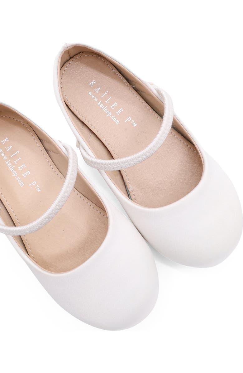 Kailee P Freeman Satin Mary Jane Flats, Alternate, color,