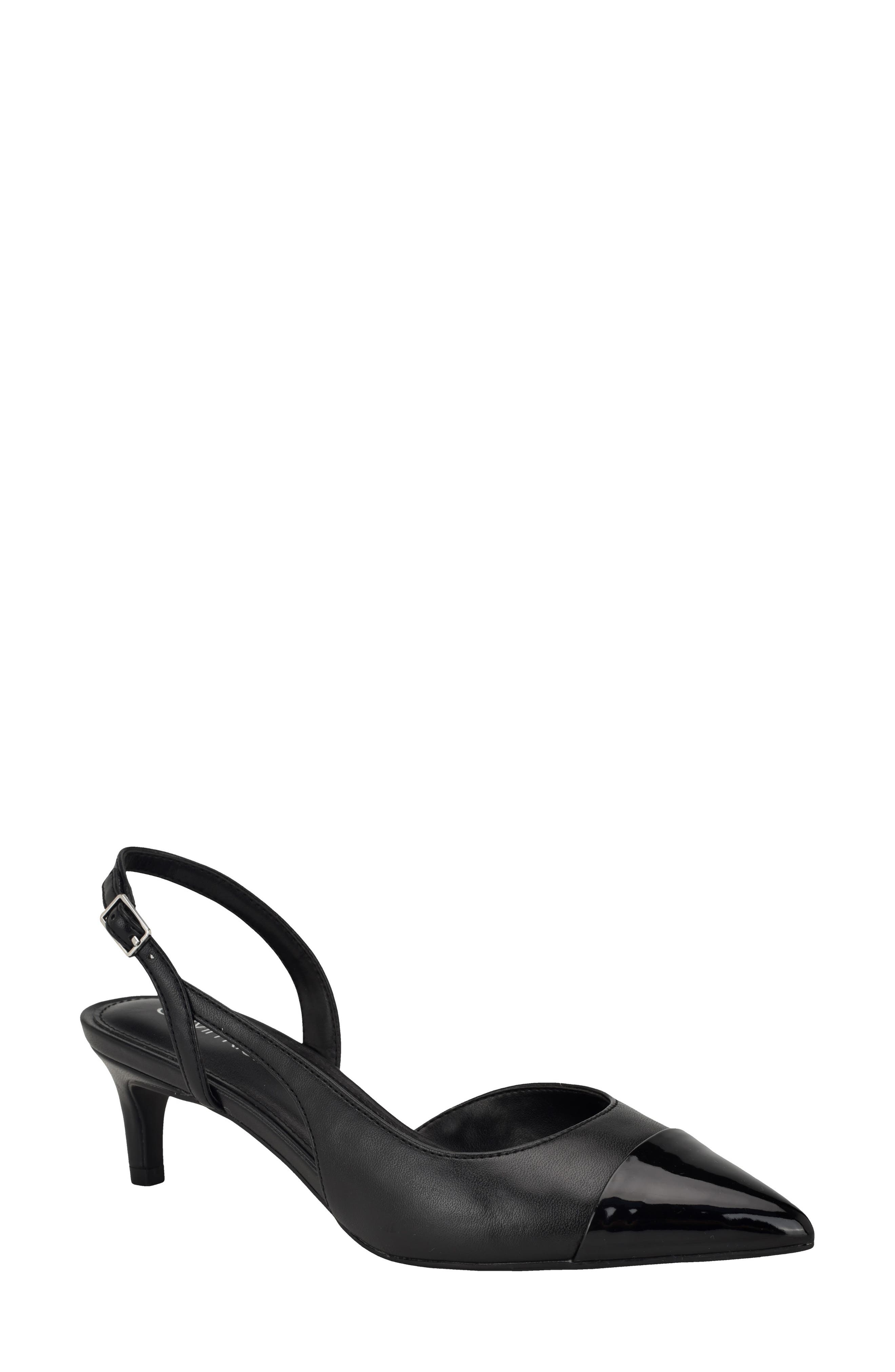 Calvin Klein Slingback Kitten Heel Pump