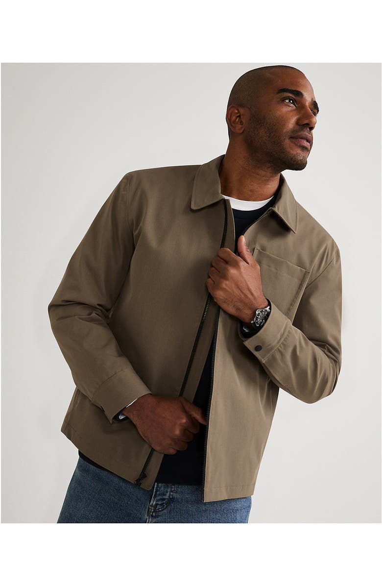 Lands' End Squall Mac Rain Jacket, Alternate, color, Vintage Taupe