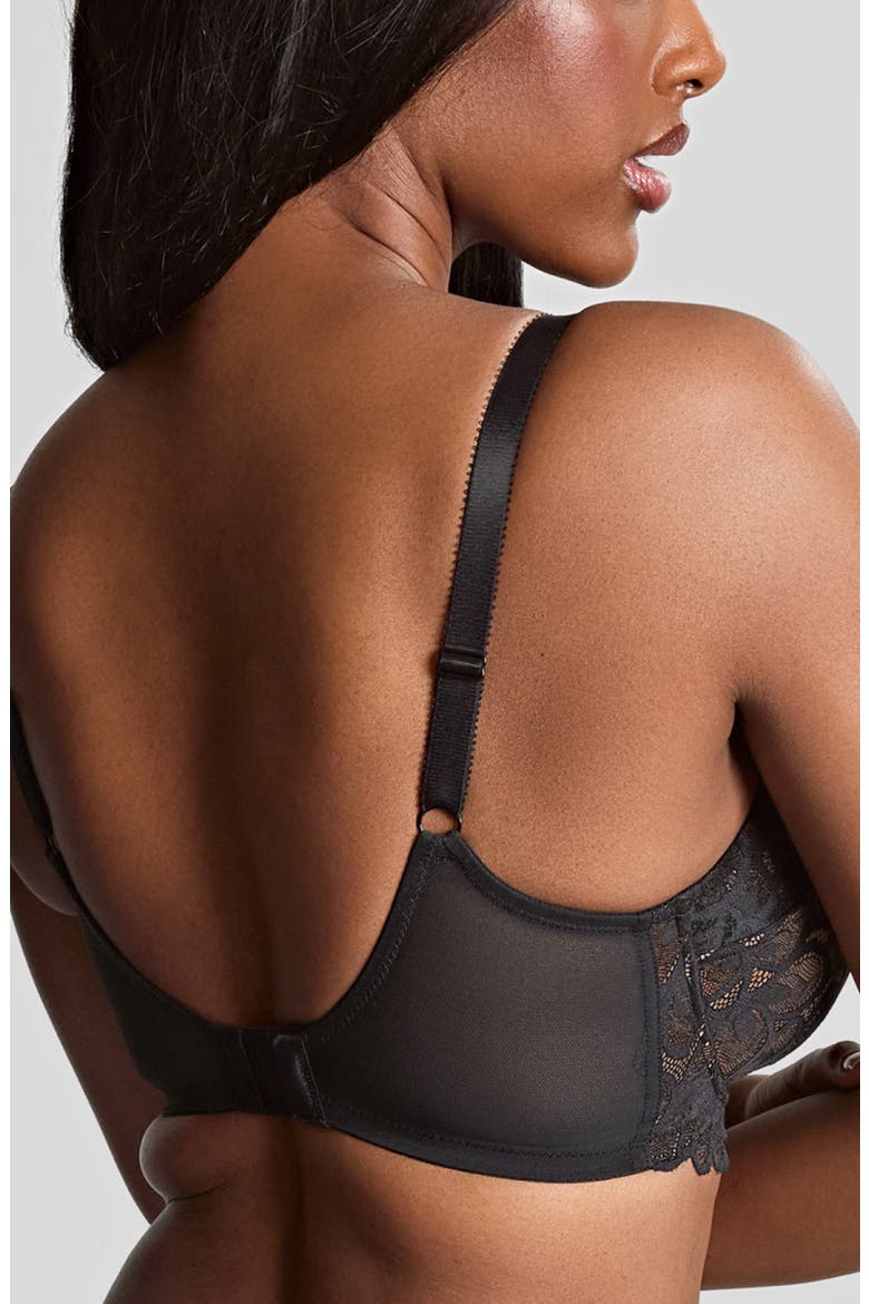 Allure Underwire Stretch Lace Full Coverage Bra, Alternate, color, BLACK/LATTE