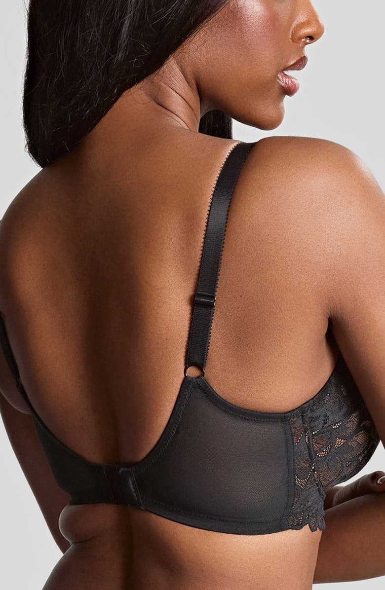 Panache Allure Underwire Stretch Lace Full Coverage Bra, Alternate, color, Black/Latte