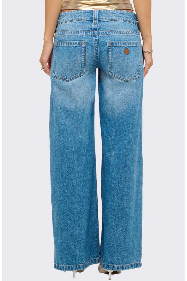 A64J50 Low Rise Wide Leg Jeans, Alternate, color, CHARLOTTE