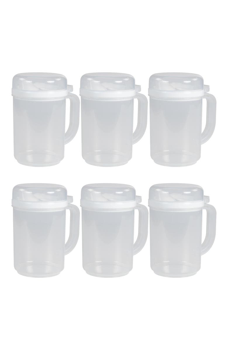 Kaplan Early Learning Company Children's Easy Pour Pitchers - Set of 6, Main, color, Clear