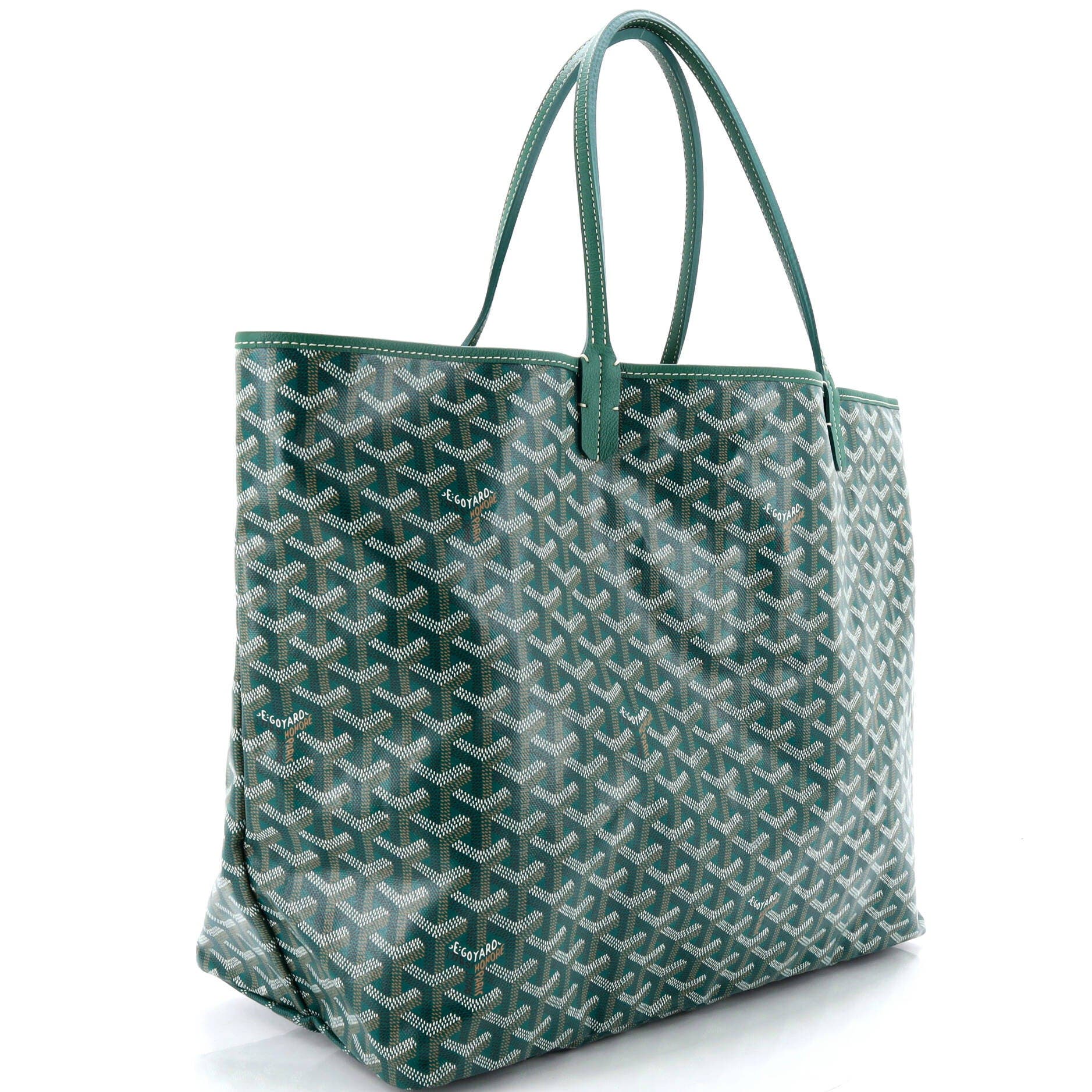 Pre-Owned Goyard Saint Louis Tote Coated Canvas GM, Alternate, color, Green