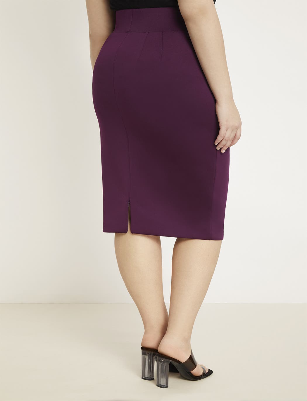 Neoprene Pencil Skirt - image 2