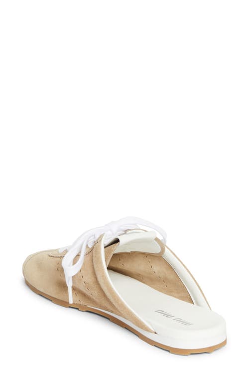 Miu Miu Suede Sneaker Mules