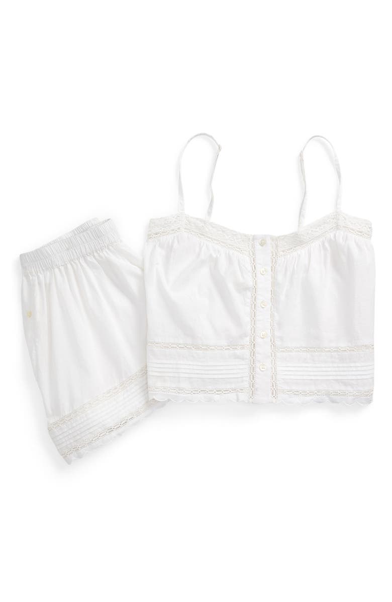 Polo Ralph Lauren Cotton Voile Short Pajamas, Alternate, color, 
