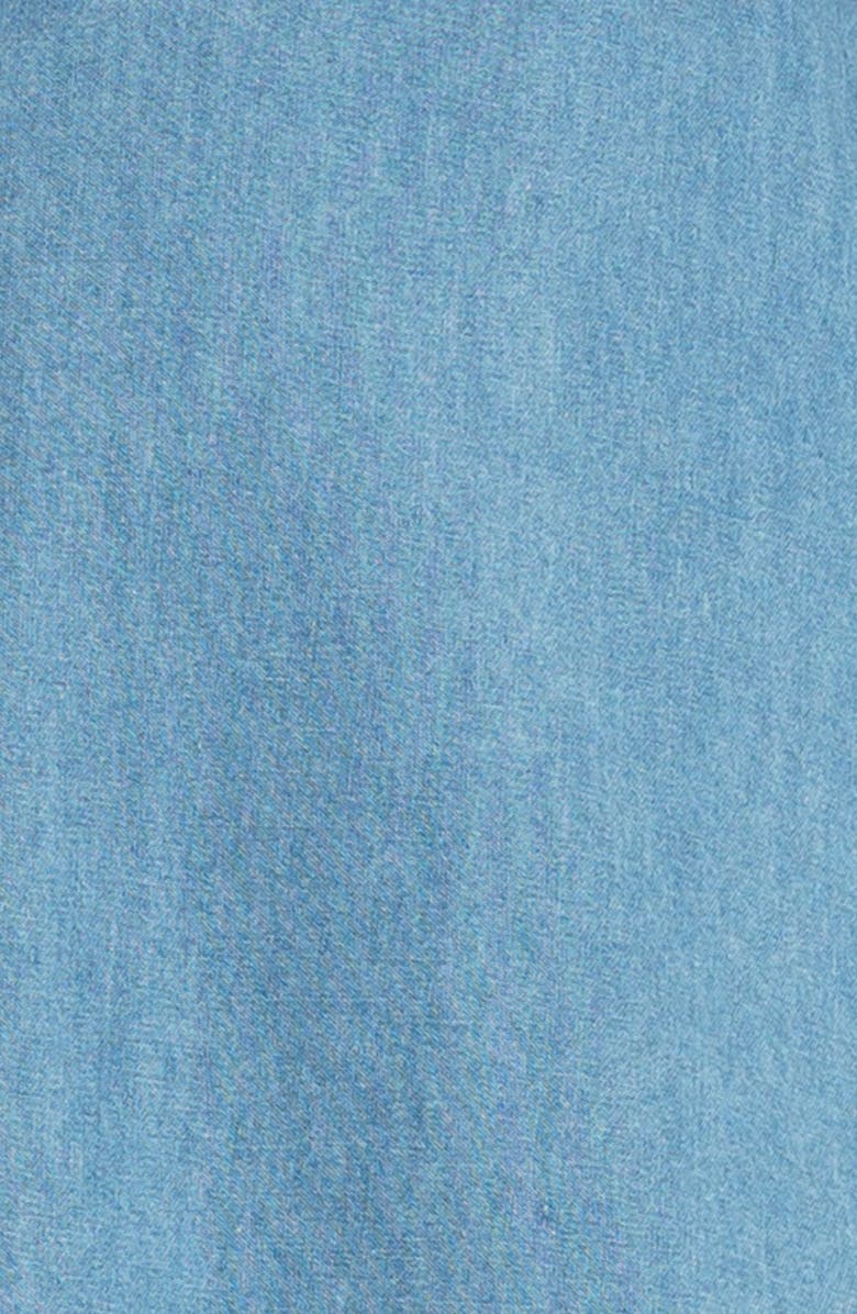 Seraphine Denim Button-Up Maternity Shirt, Alternate, color, 