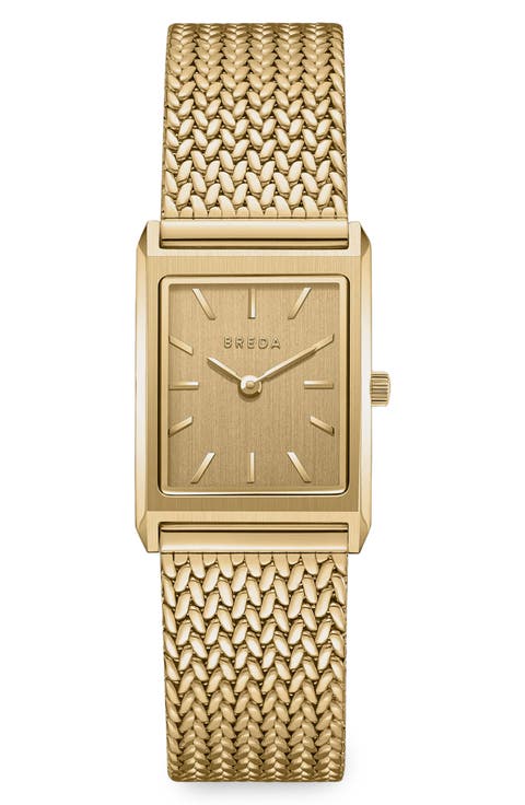 Virgil Tethered Mesh Strap Watch, 20mm