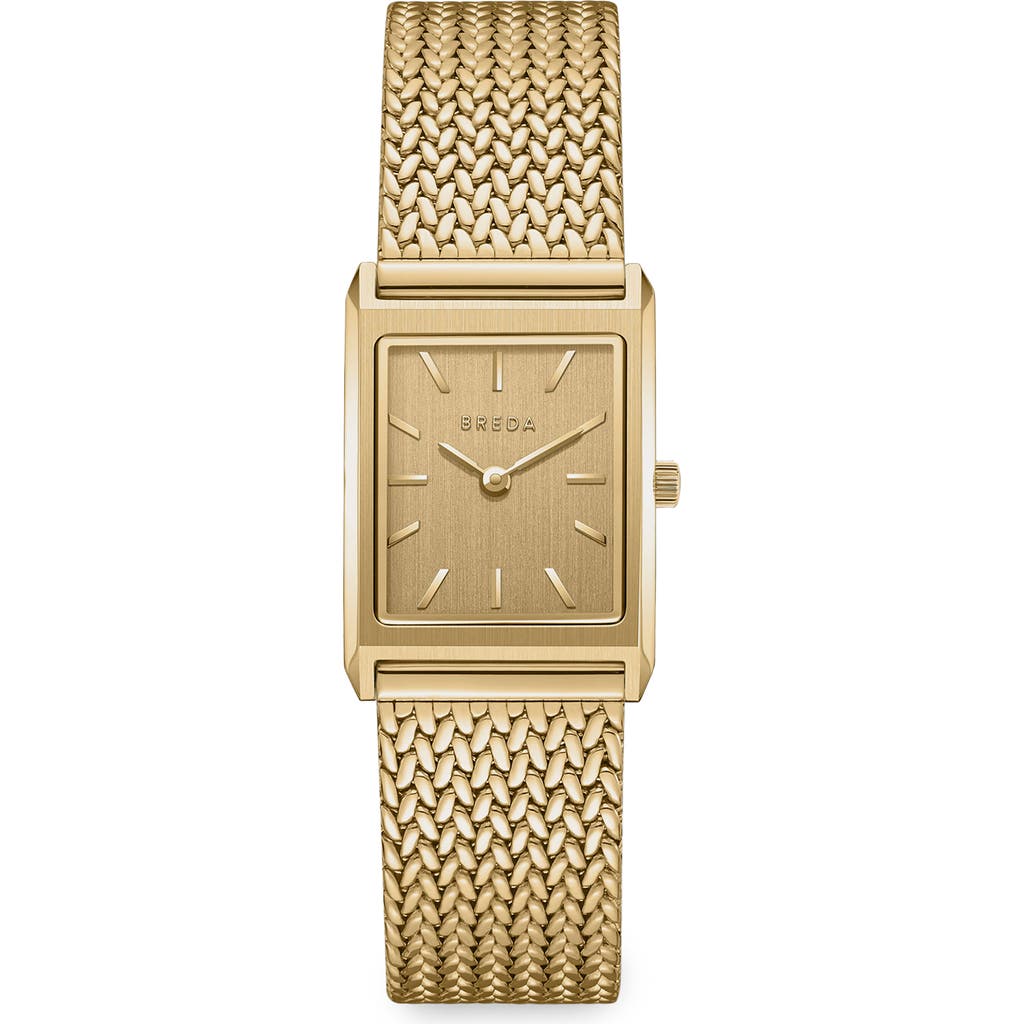 Breda Virgil Tethered Watch, 20mm X 8mm In Gold