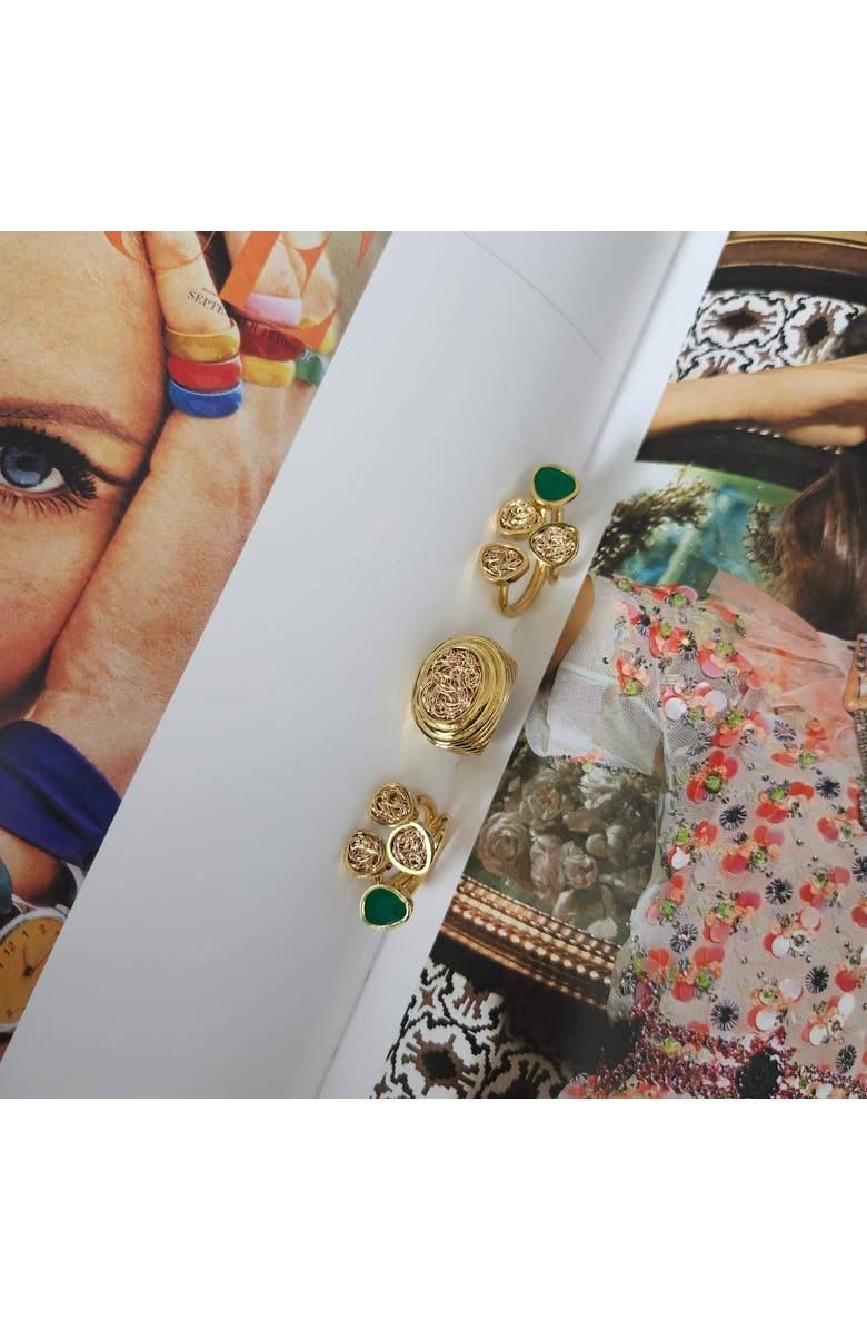 Daniela Millan Jewelry Power Ring, Alternate, color, Gold