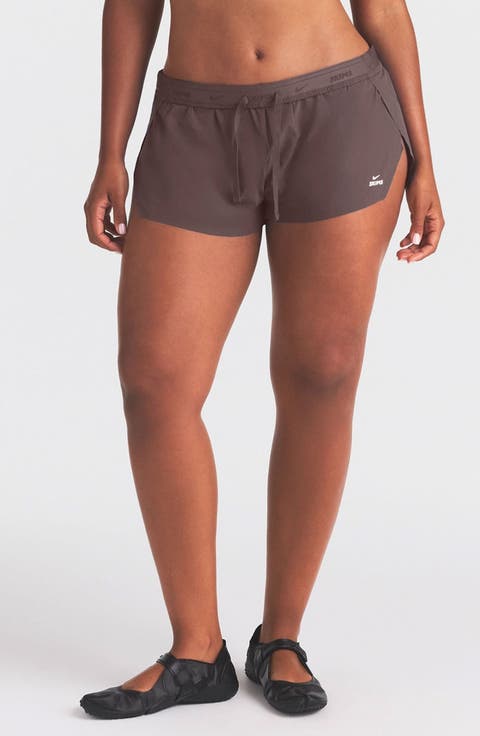 Stretch Nylon Runner Shorts