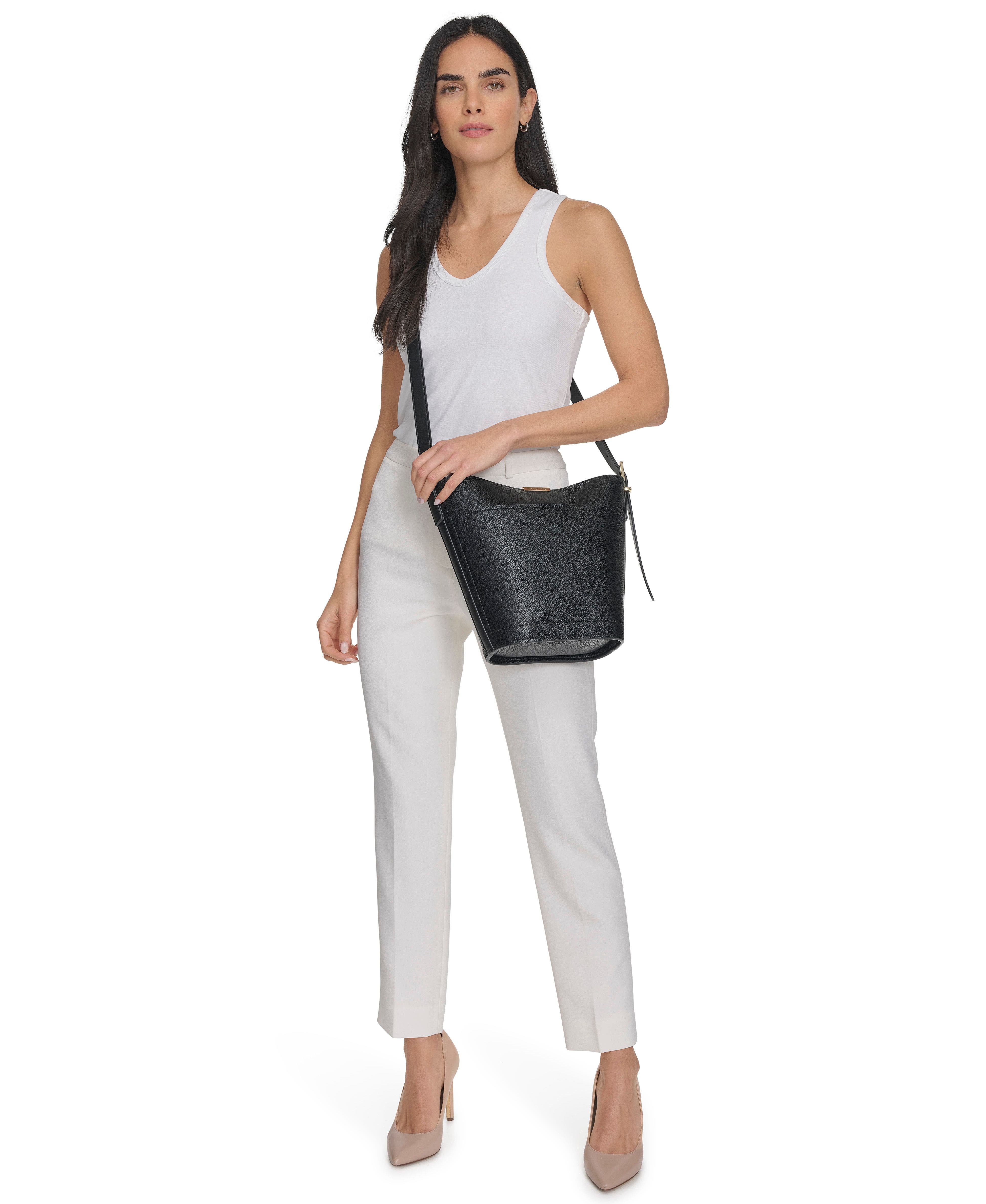 HALSTON Jagger Large Bucket Bag, Alternate, color, 