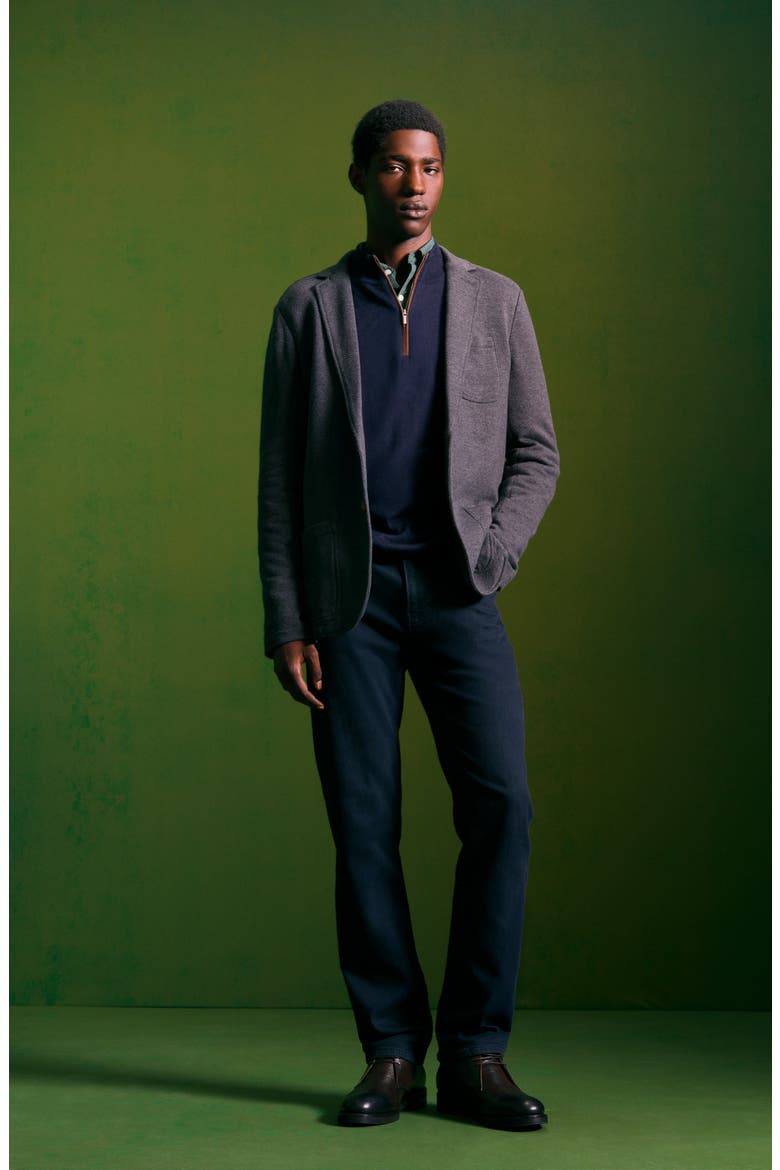 Inlet Knit Blazer, Alternate, color, BLACK SKY MELANGE