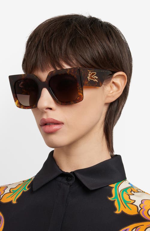 Etro 0075s Square Acetate Sunglasses