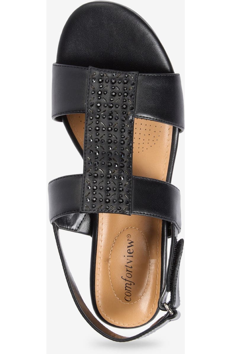 Comfortview The Lila Sandal, Alternate, color, Black