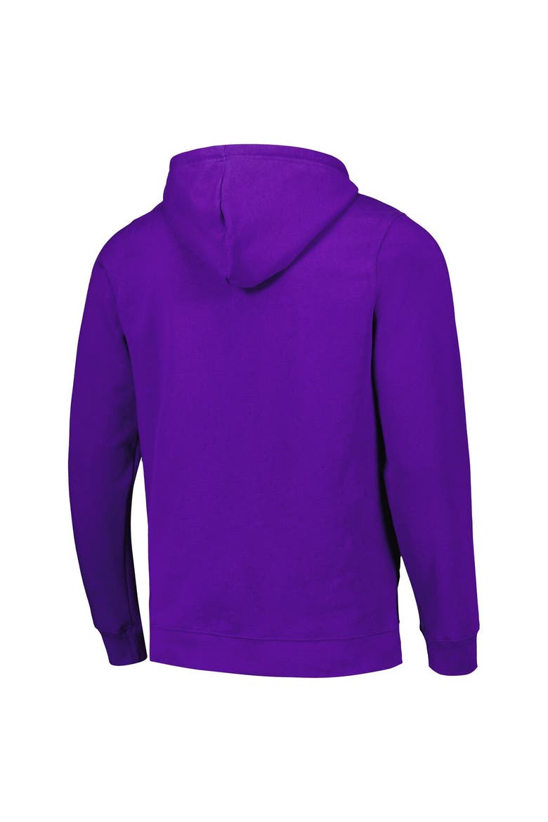 Men's Columbia Purple Clemson Tigers PFG Fish Flag II Pullover Hoodie, Alternate, color, Purple