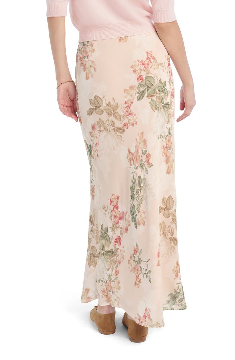 Favorite Daughter The Favorite Floral Maxi Skirt, Alternate, color, Light Peach Rose G