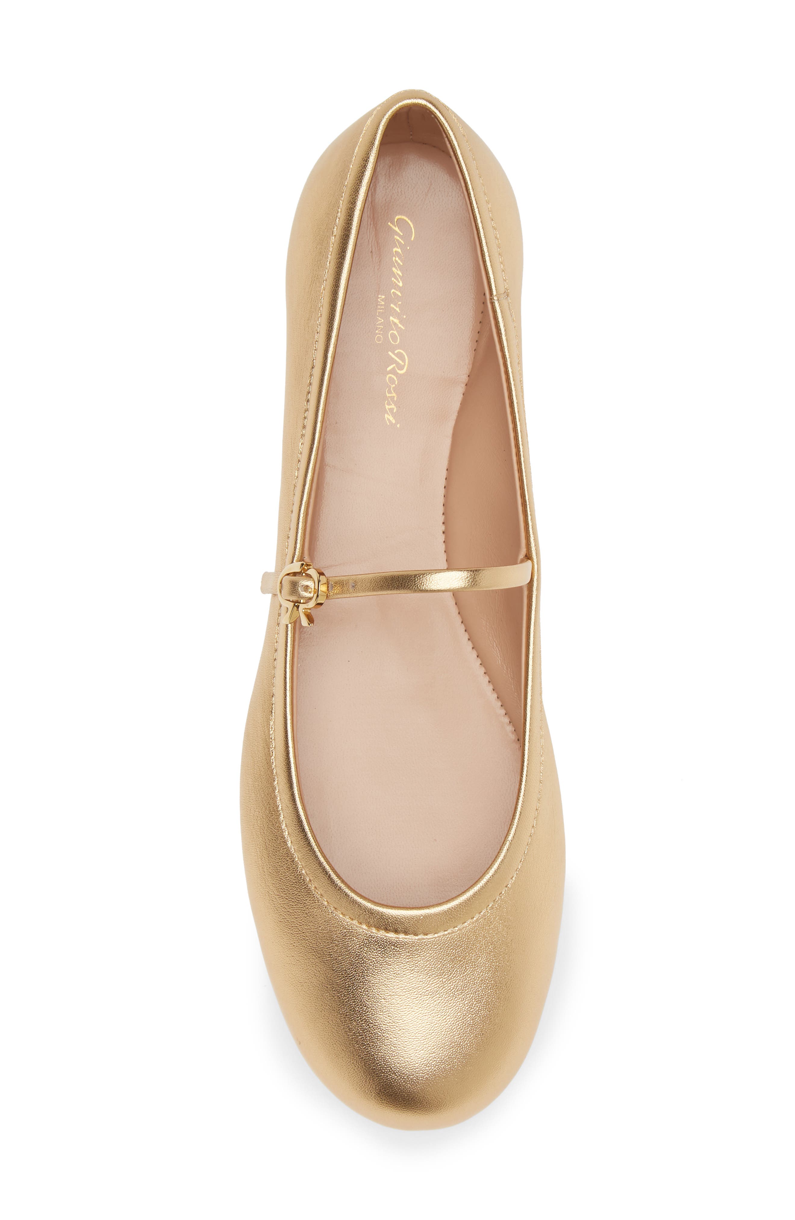Gianvito Rossi Carla Mary Jane Ballet Flat, Alternate, color, 