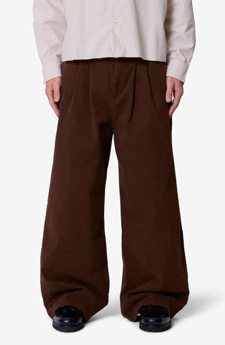 Cotton Twill Barrel Pants