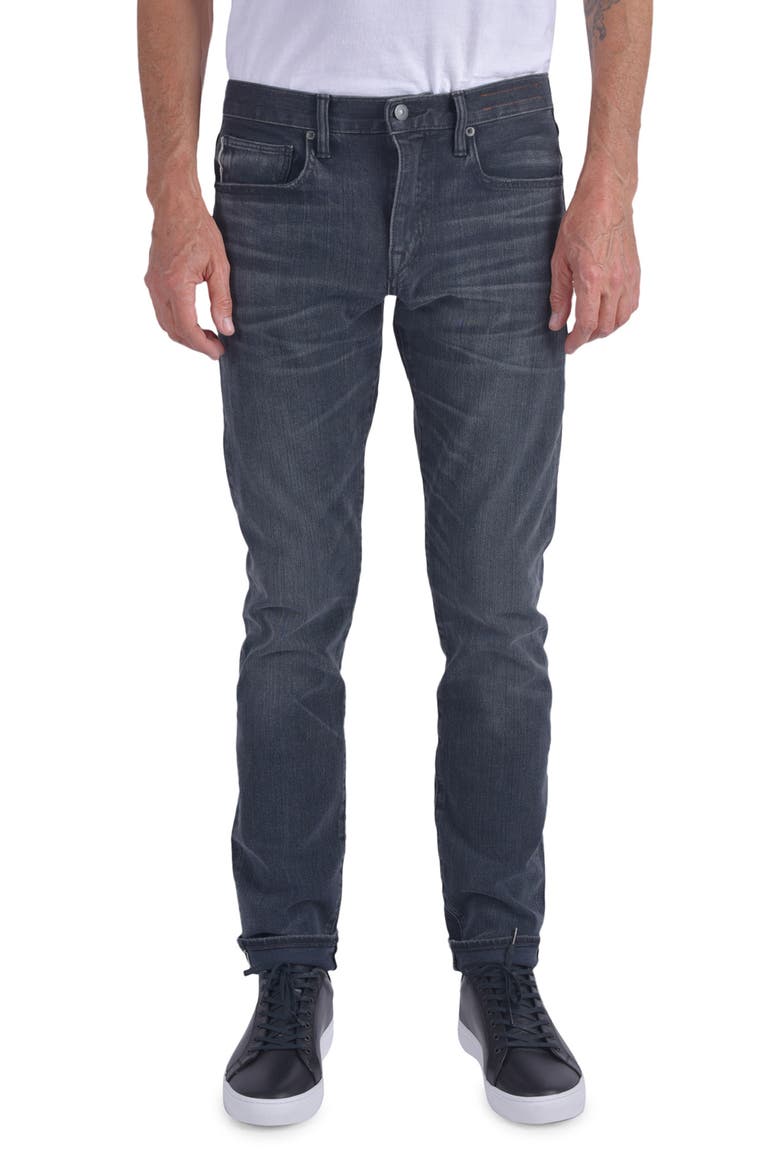 The Pen Slim 10.5-Ounce Stretch Selvedge Jeans, Main, color, RILO