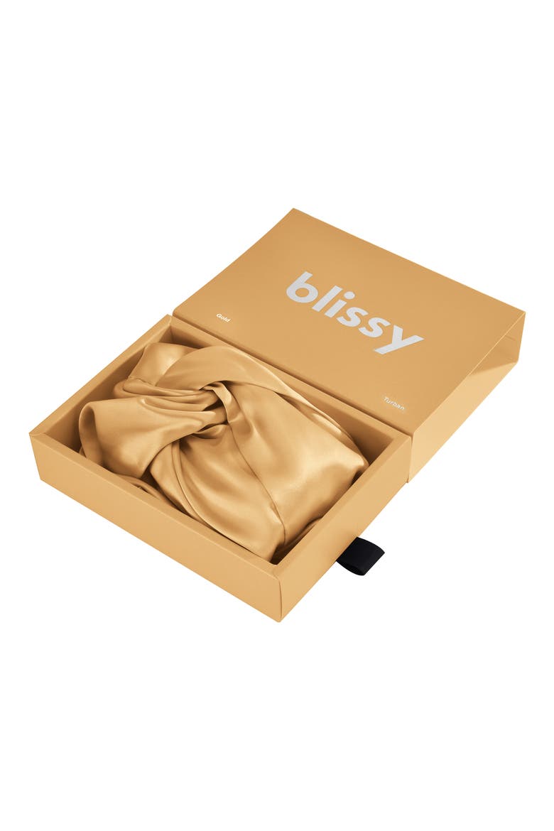 Mulberry Silk Hair Bonnet, Alternate, color, GOLD