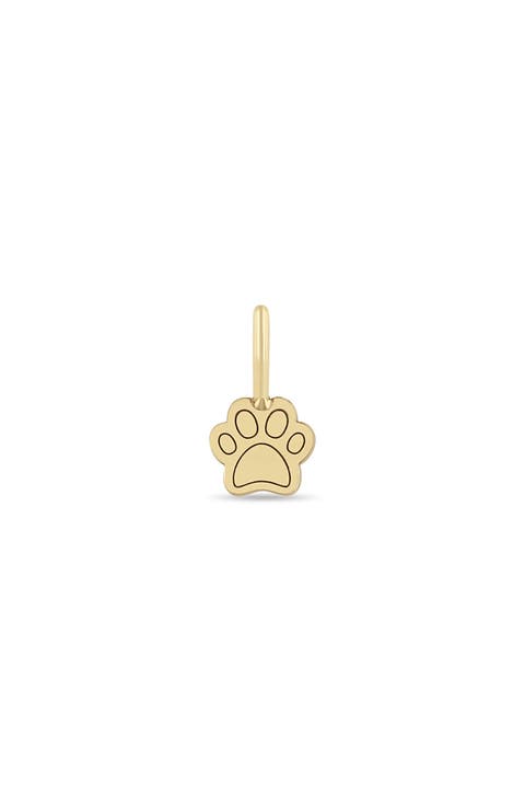 Midi Bitty Dog Paw Charm
