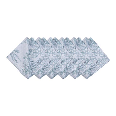 Cerulean Breeze Coastal Marine  Set of 6 Cloth Napkins