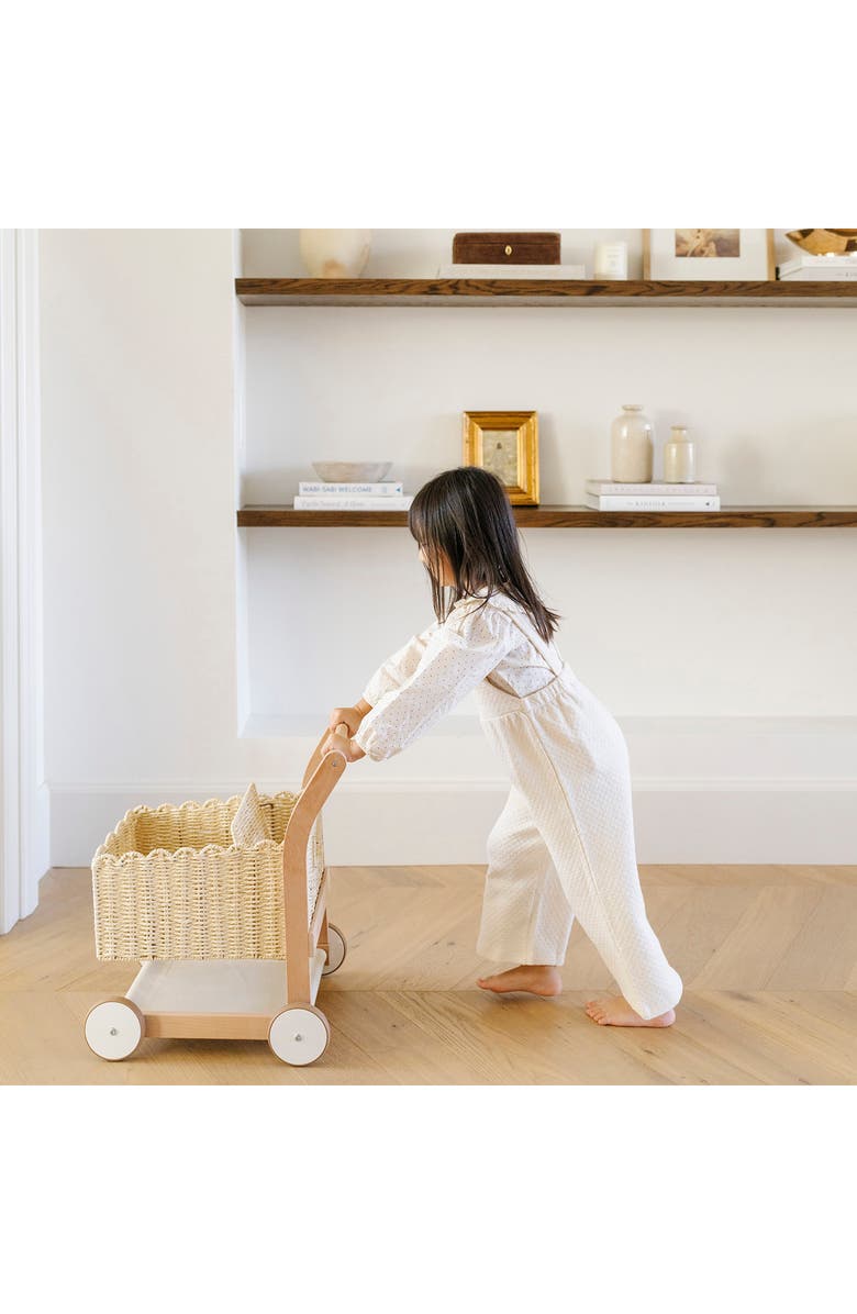 GATHRE Shopping Trolley, Alternate, color, Natural