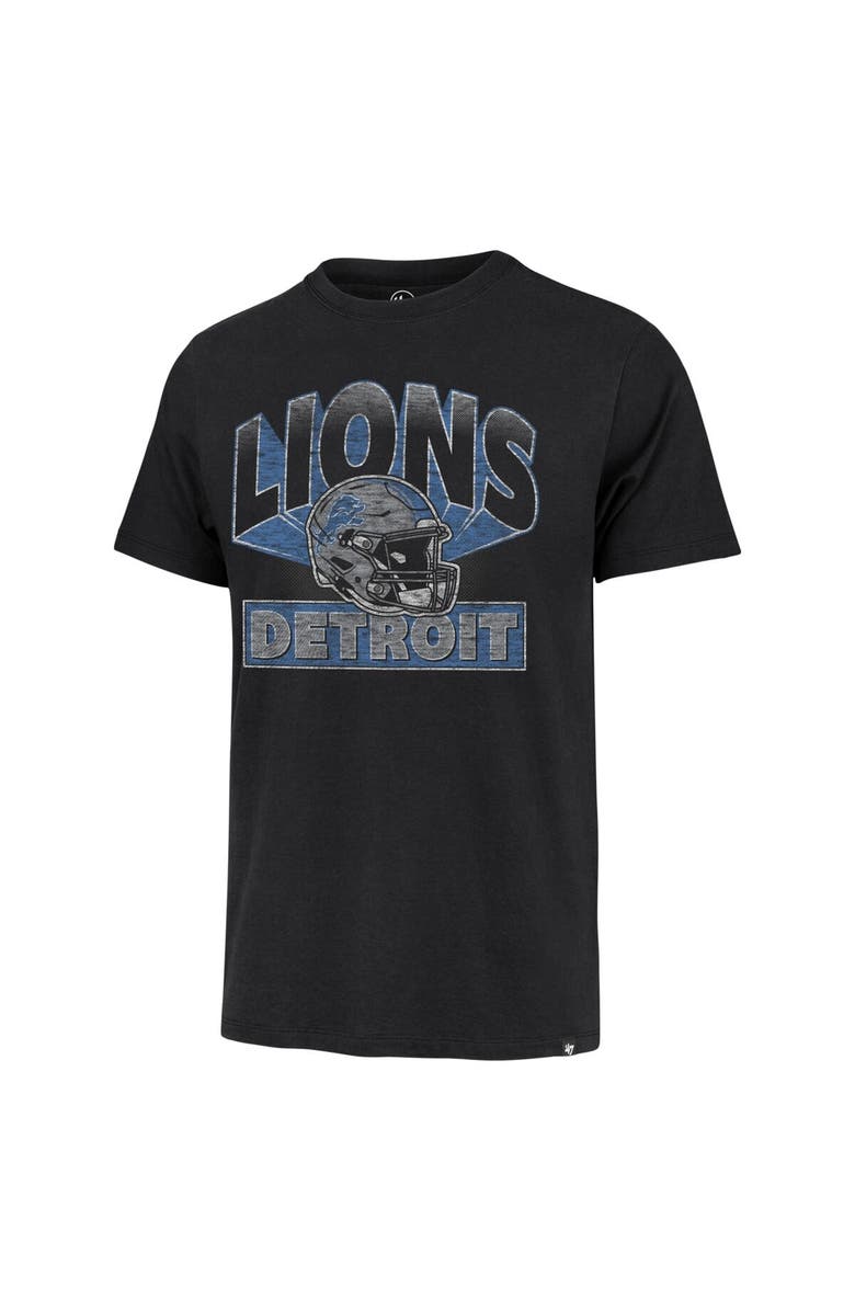 '47 Men's '47 Black Detroit Lions Amplify Franklin T-Shirt, Alternate, color, 