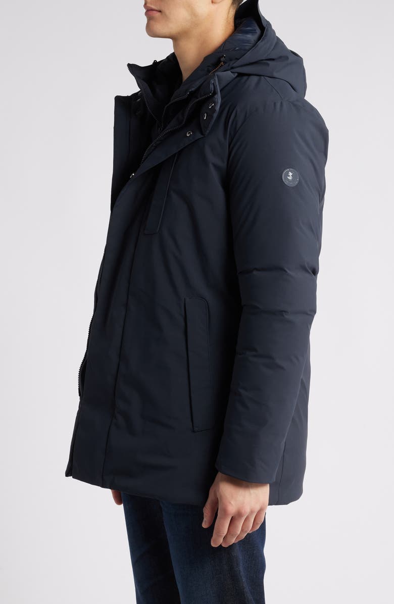 Save The Duck Sesle Bib Inset Hooded Parka, Alternate, color, 