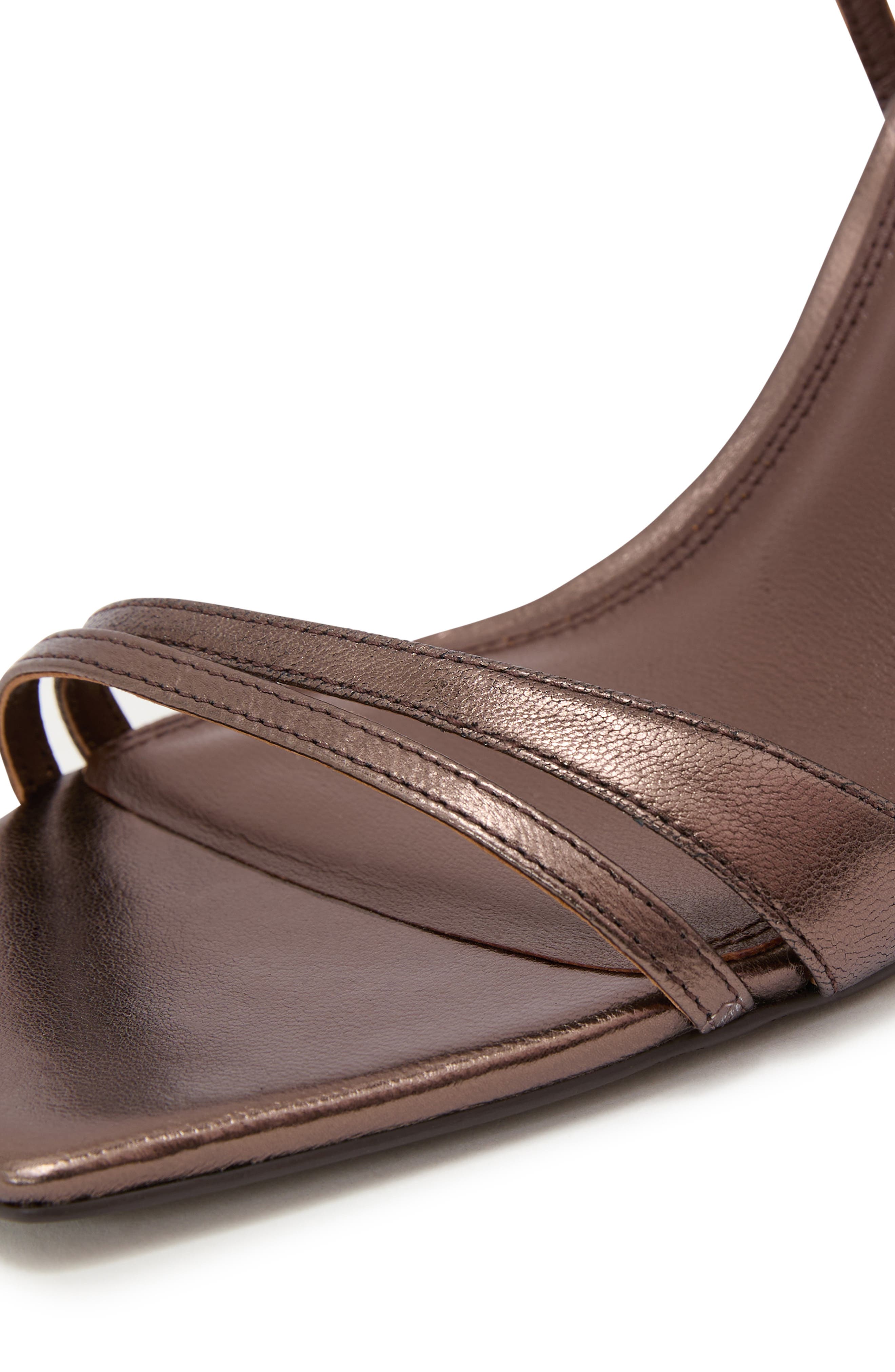 Margot Leather Strappy Sandal, Alternate, color, CHOCOLATE