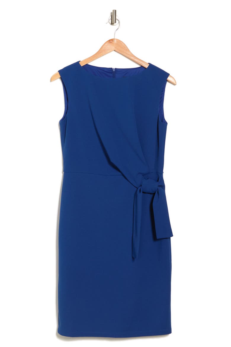 Sleeveless Tie Waist Minidress, Alternate, color, SODALITE BLUE