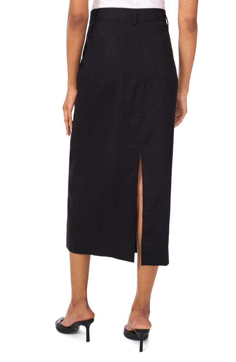 Vince Camuto Patch Pocket Midi Skirt, Alternate, color, 