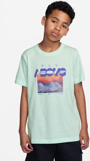 Nike Kids' Sportswear Fly Above Cotton Graphic T-Shirt
