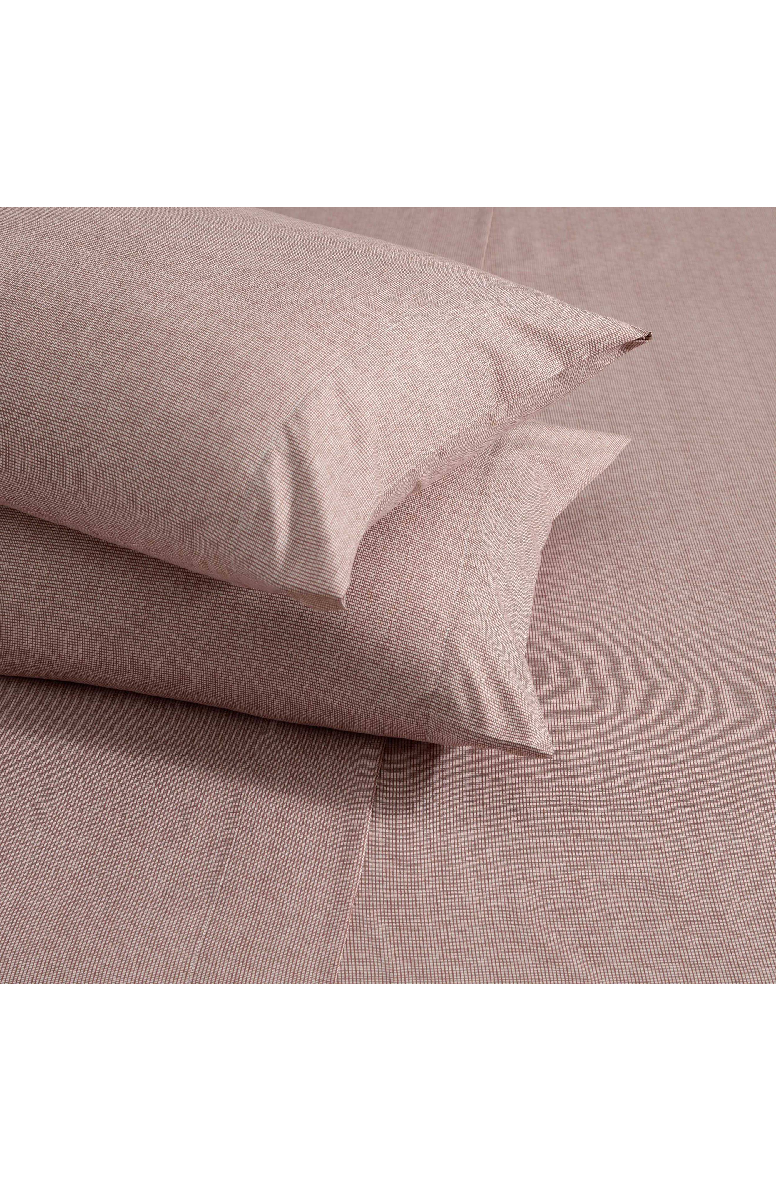 Kenneth Cole Haze Grid Microfiber Sheet Set | Nordstromrack