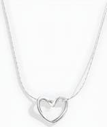 Mint & Lily Open Heart Necklace