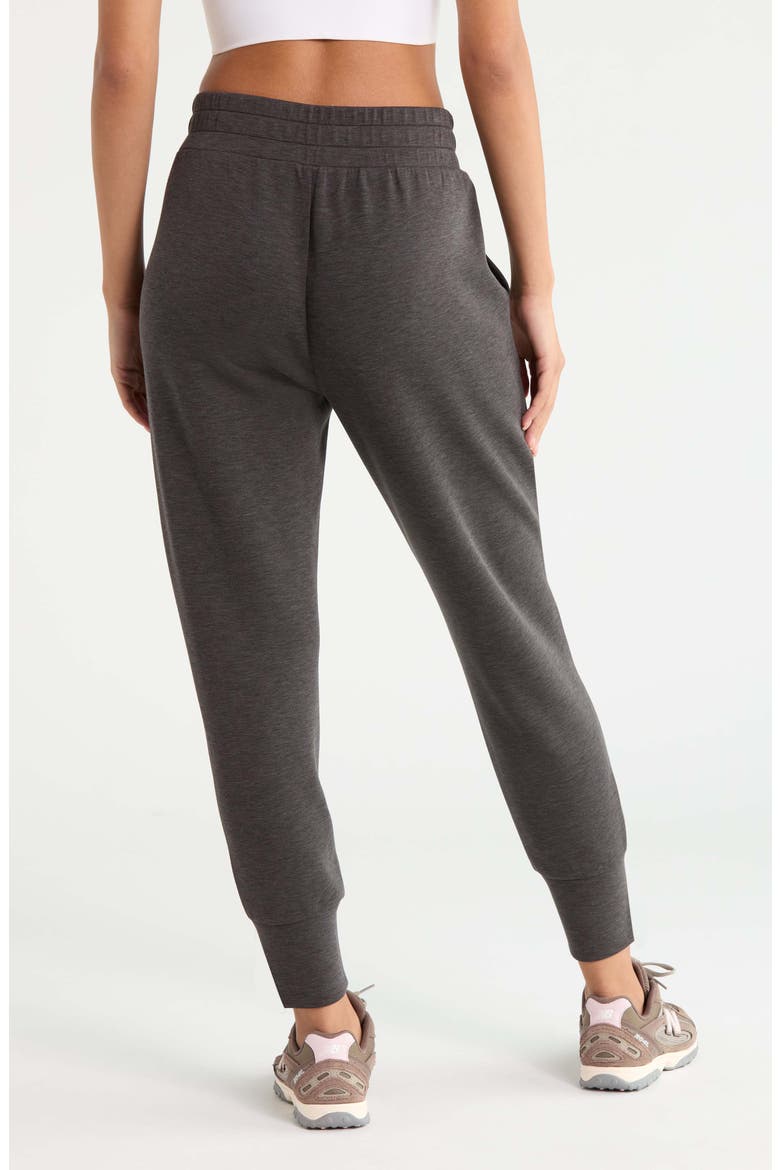 Ultra Soft High Waist Joggers, Alternate, color, BROWN MOLE HEATHER