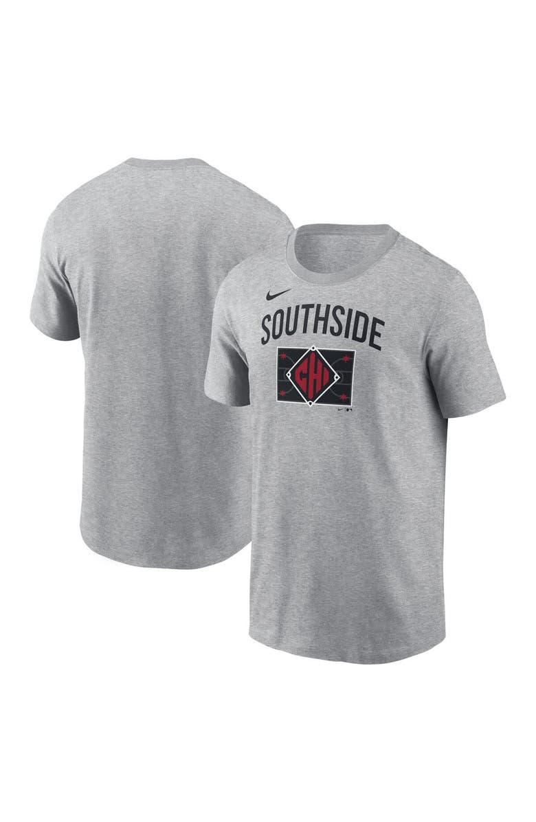 Nike Men's Nike Gray Chicago White Sox 2025 City Connect Arched Team Phrase T-Shirt, Main, color, Gray