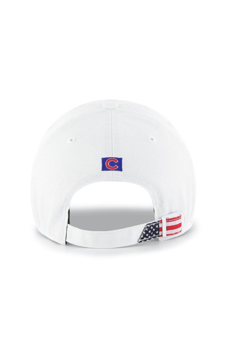 Men's '47 White Chicago Cubs Homeland Clean Up Adjustable Hat, Alternate, color, White