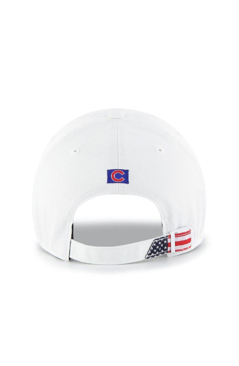 '47 Men's '47 White Chicago Cubs Homeland Clean Up Adjustable Hat, Alternate, color, 