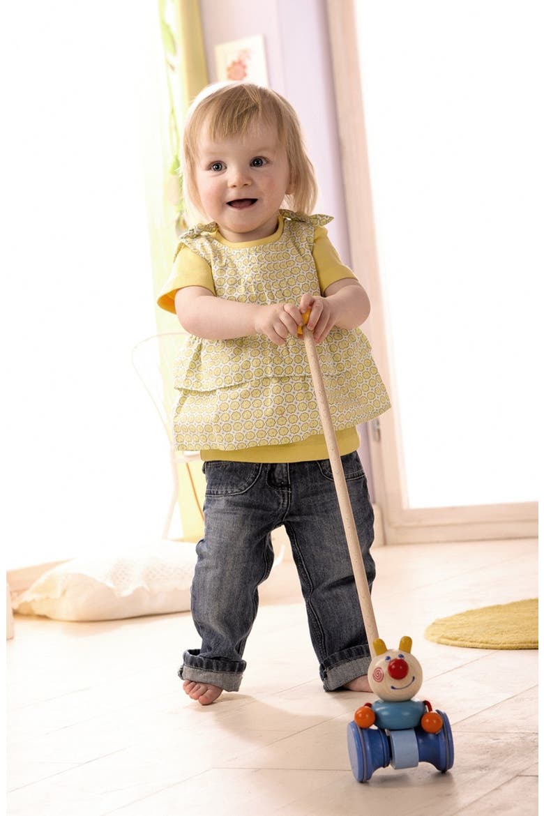 'Tumble Tum' Wooden Push Toy, Alternate, color, BLUE