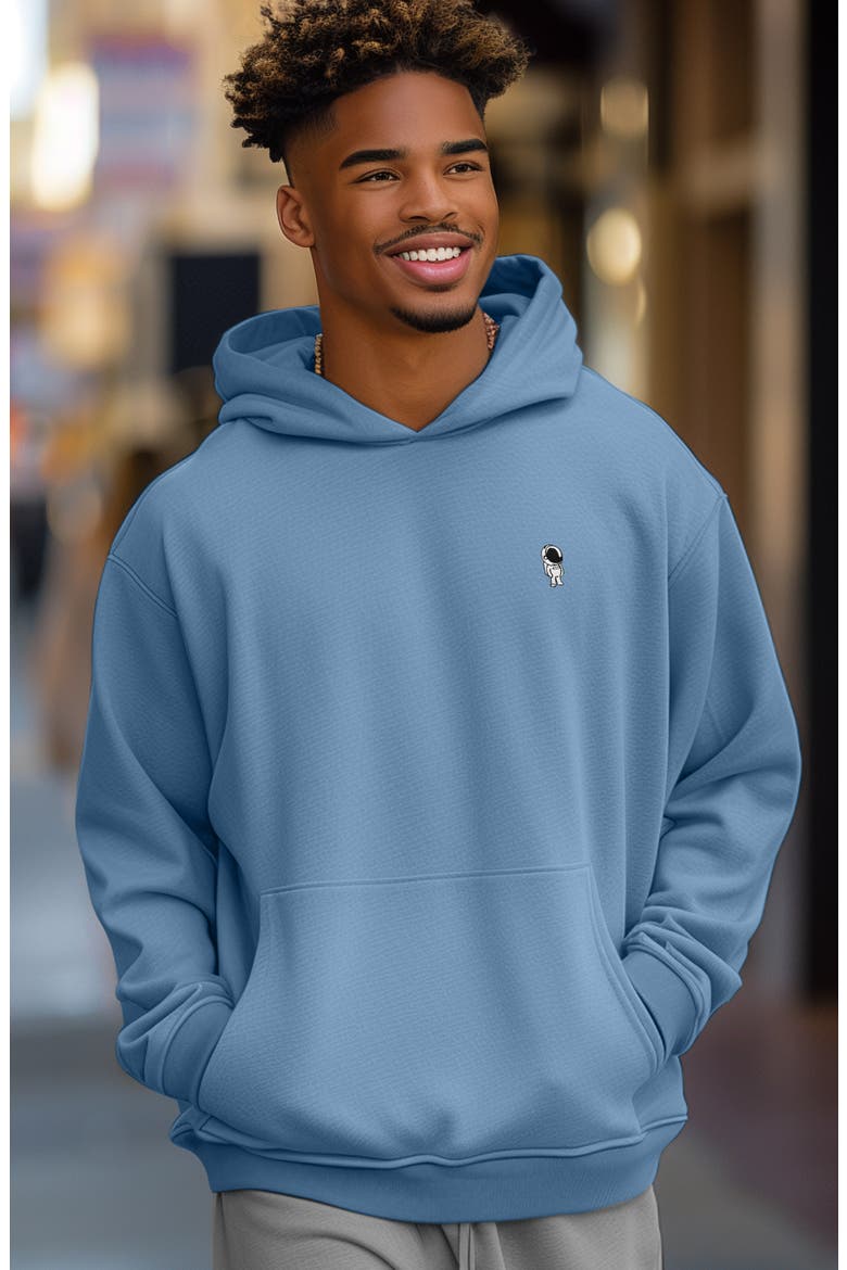 Astronaut Heavyweight Relaxed Hoodie, Alternate, color, Pebble Blue