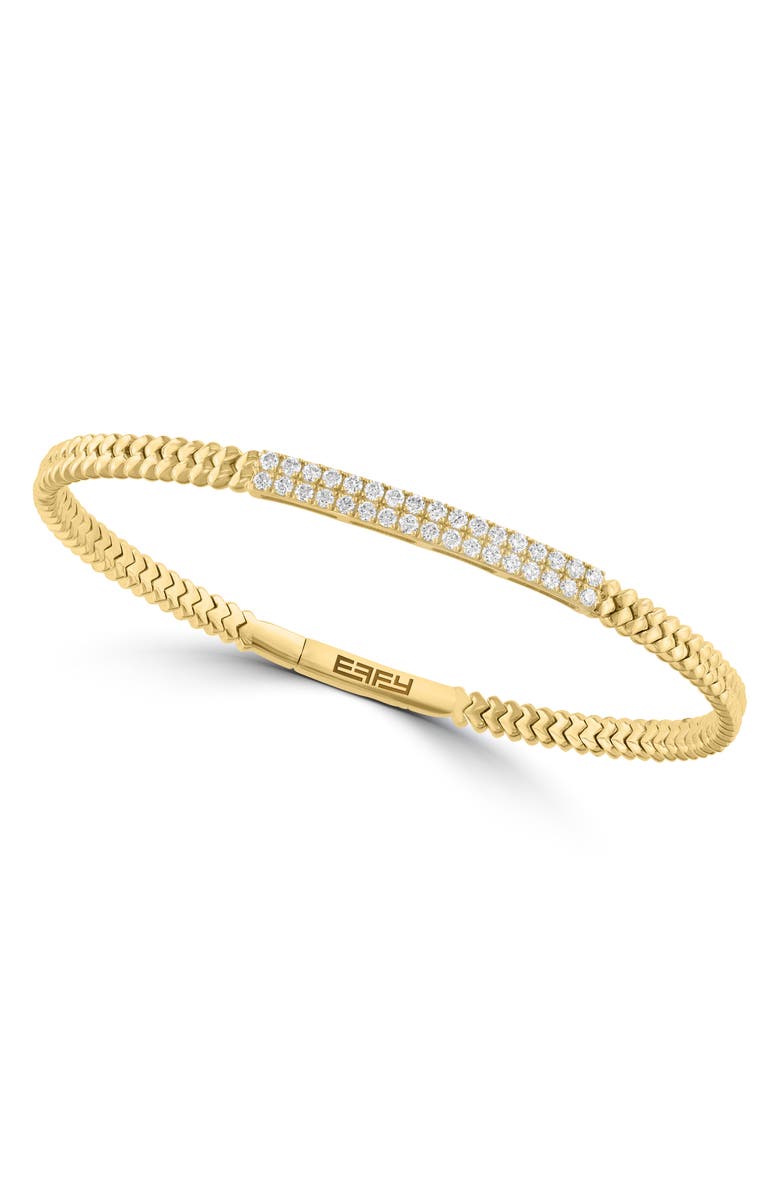 EFFY Lab Grown Diamond Bracelet, Main, color, Gold