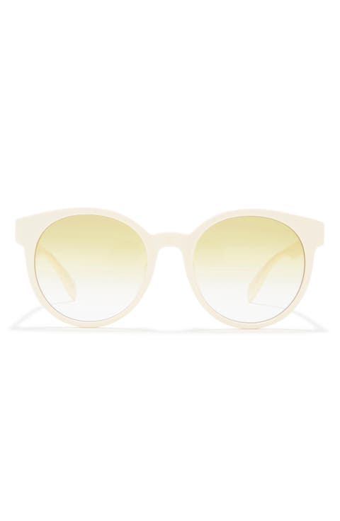 55mm Gradient Round Sunglasses