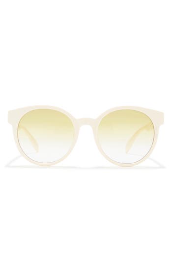 Alexander Mcqueen Mcqueen 55mm Gradient Round Sunglasses