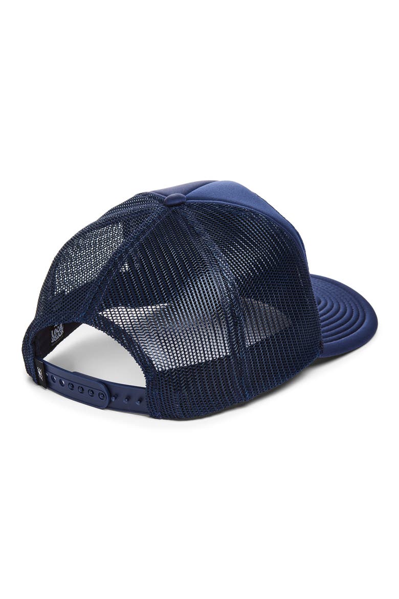 Nashville Patch Trucker Hat, Alternate, color, NAVY