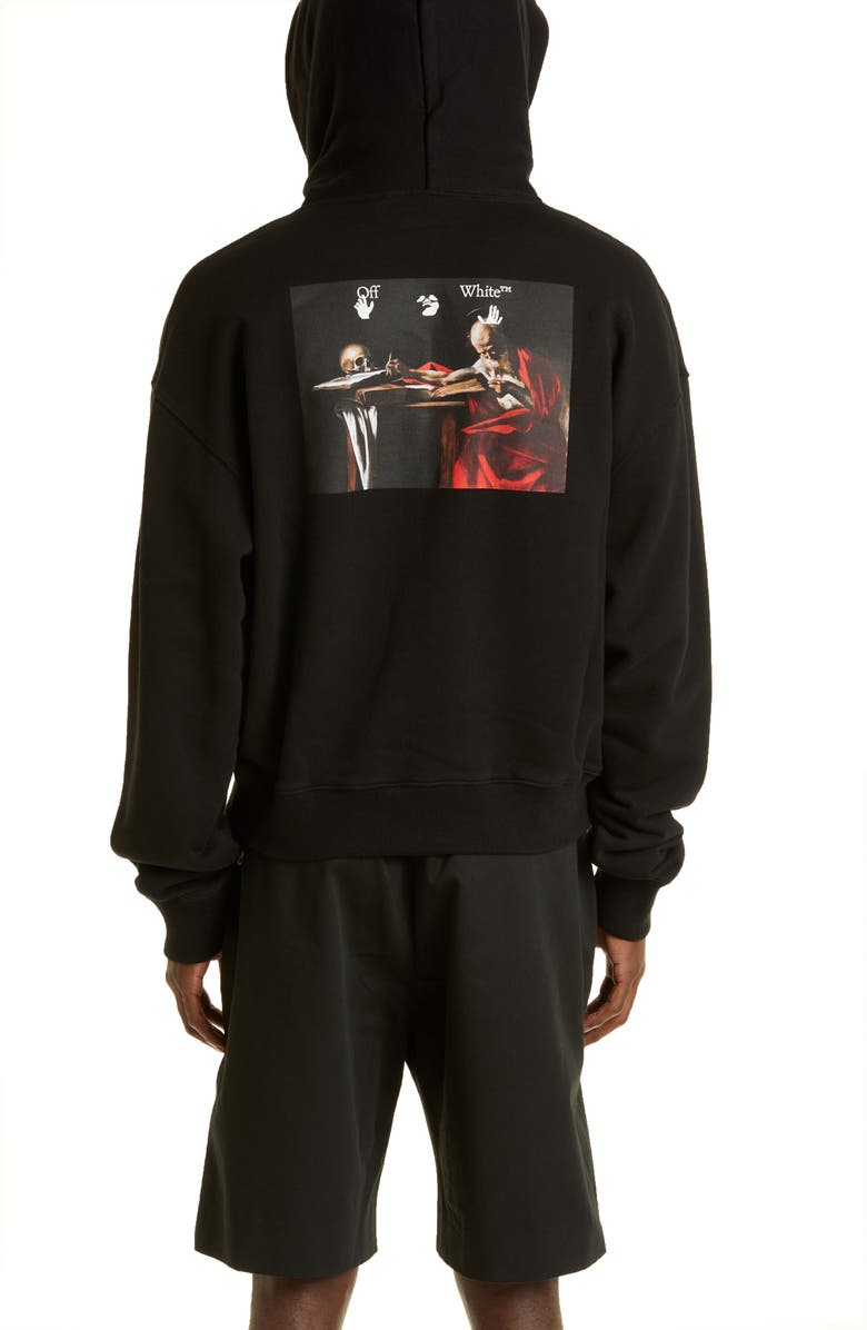 Off-White Men's Caravaggio Painting Graphic Hoodie, Alternate, color,